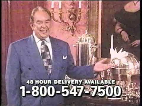 Robin Leach presenting Silver Lightning in an archival television commercial