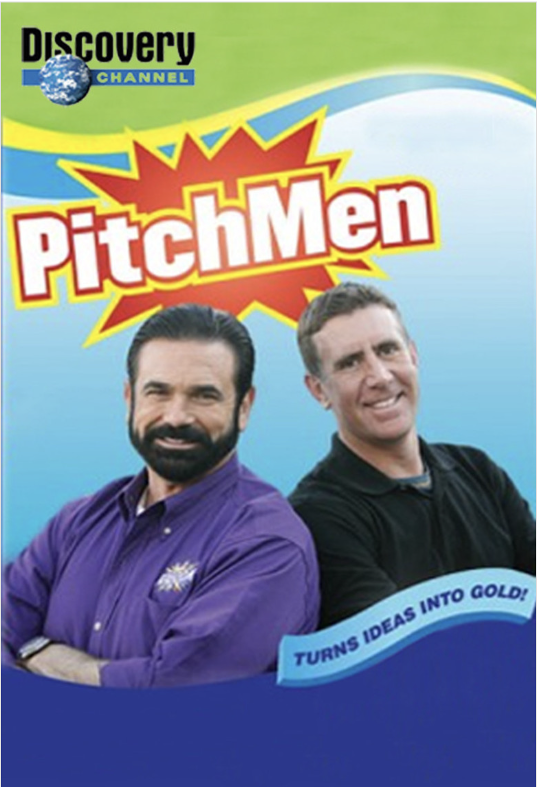 Discovery Channel PitchMen artwork featuring Billy Mays and Anthony Sullivan